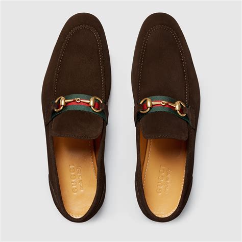 gucci suede loafers mens|gucci men's loafer with buckle.